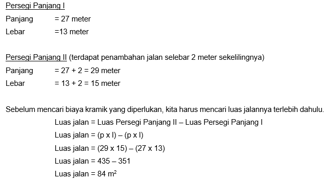 Sebuah Kolam Renang Berbentuk Persegi Panjang Deng...