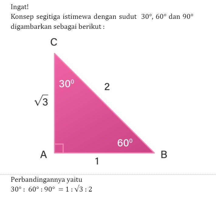 Pada Segitiga ABC Siku-siku Di B, Jika Besar Sudut...