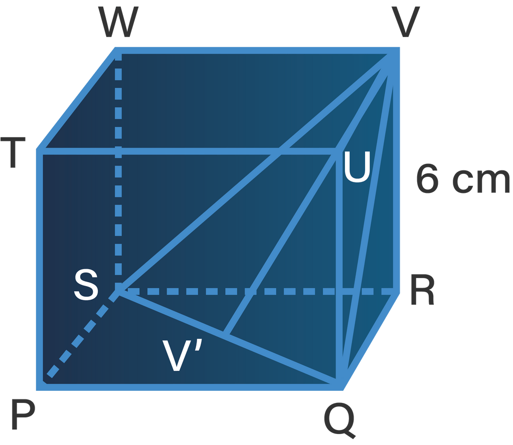 Diketahui Kubus PQRS. TUVW Dengan Panjang Rusuk 6 ...