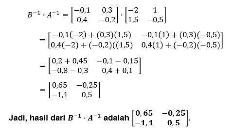 Diketahui : A=[(1 2)(3 4)] Dan B=[(2 3)(4 1)].Tent...