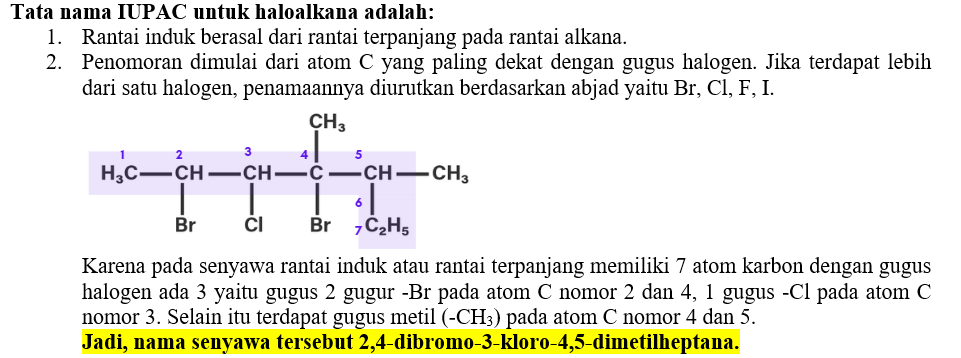 Perhatikan Rumus Struktur Senyawa Berikut! Nama S...