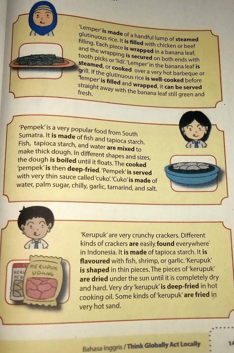 tolong buat 5 simple past tense dari sini ya...