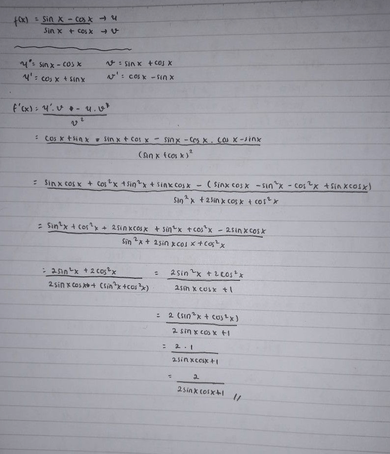 turunan limit fungsi trigonometri dari f(x) sin x...