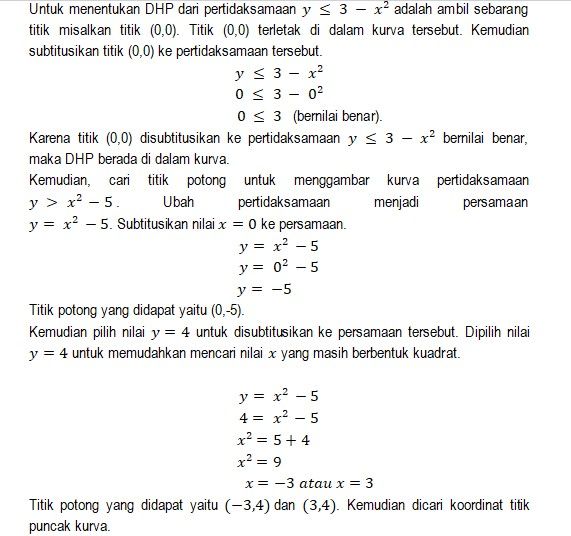 Tentukan Himpunan Penyelesaian Dari Pertidaksamaan...