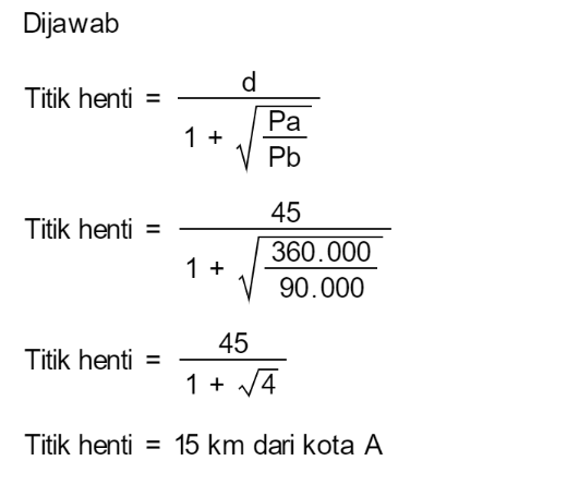 Kota A Berpenduduk 360.000 Jiwa Dan Kota B Berpend...