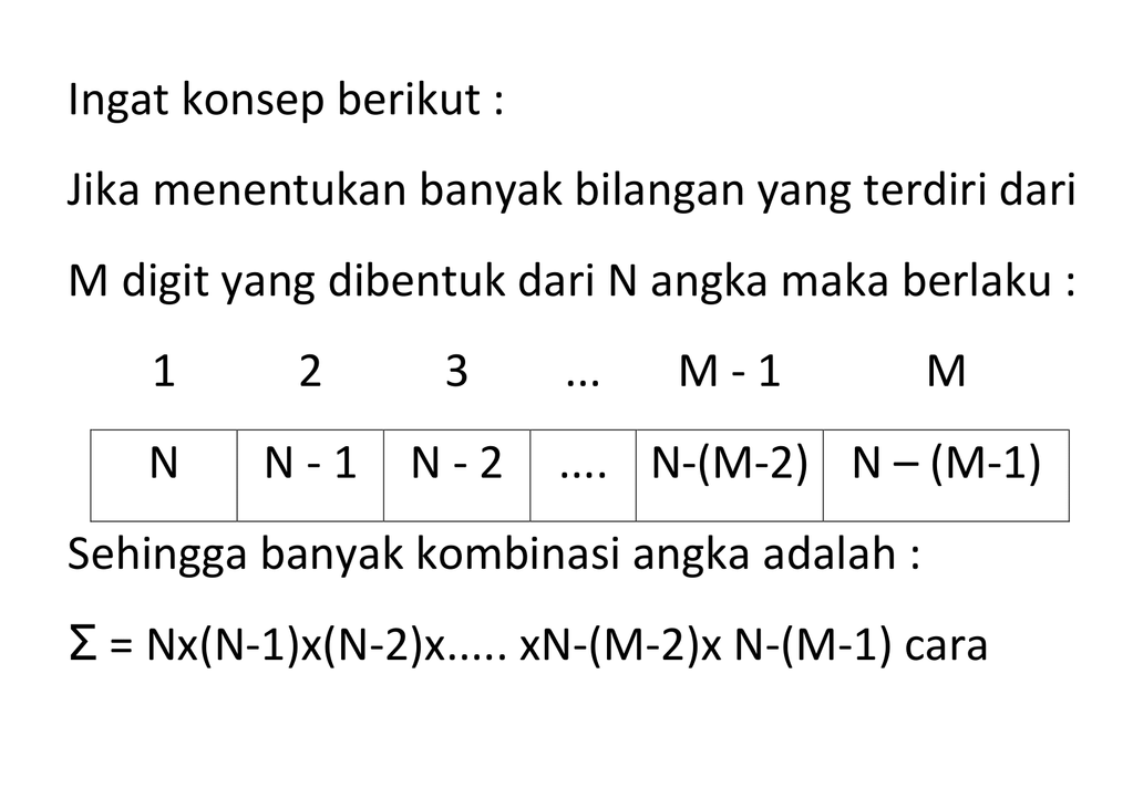 Dari Angka Angka 1,2,3,4,5,6 Dan 7 Dibuat Bilangan...