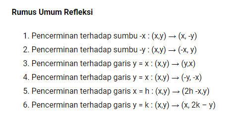 Tentukan Bayangan Bangun Segitiga ABC Dengan A(1,2...