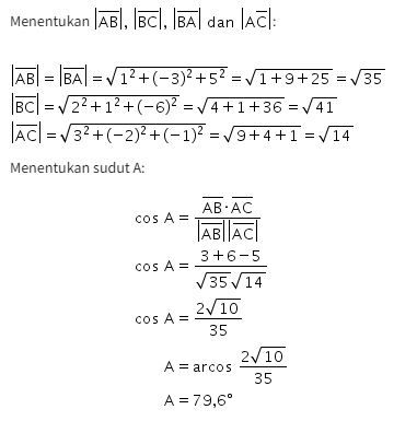 Diketahui Segitiga ABC Dengan Titik -titik Sudut A...