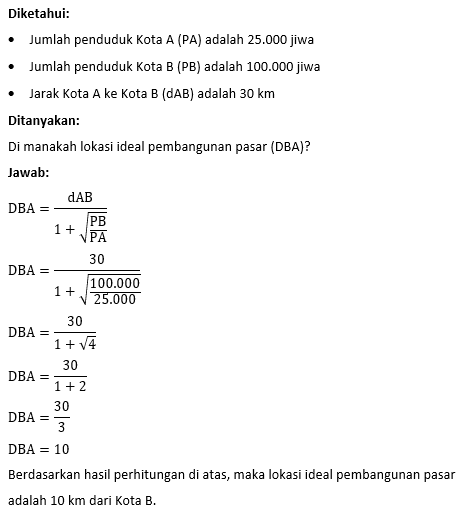 Jumlah Penduduk Kota A: 25.000 Jiwa Kota B : 100.0...