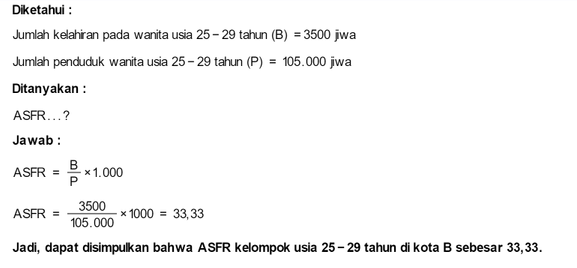 Jumlah Kelahiran Penduduk Dari Wanita Usia 25 – 29...