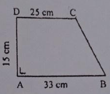 Perhatikan gambar, Panjang BC adalahcm a. 23 b...