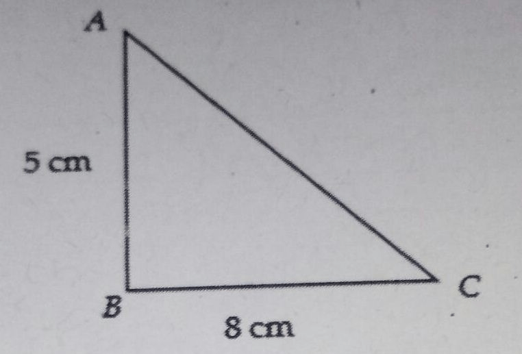 Perhatikan gambar berikut. Panjang sisi AC adalah...
