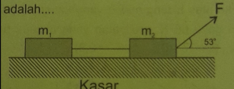 Dua Balok Bermassa 2 Kg Dan 3 Kg 3 Dihubungkan Tal...