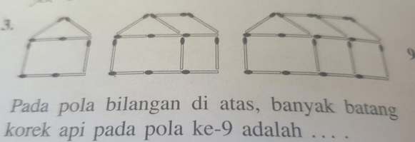 Pada Pola Bilangan Di Atas Banyak Batang Korek Ap