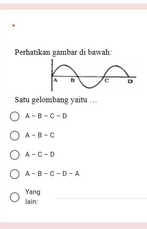 Perhatikan Gambar Di Bawah: Satu Gelombang Yaitu ....