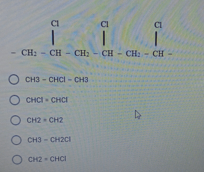 Monomer Pembentuk Polimer Dengan Struktur Adalah ....