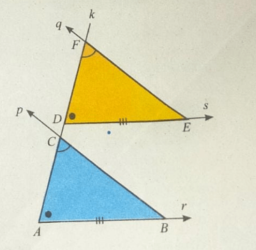 Gambarlah ABC Dan DEF Dengan M∠A=m∠D, M∠C=m∠F, D...