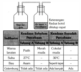 Berdasarkan hasil percobaan tersebut, warna laruta...