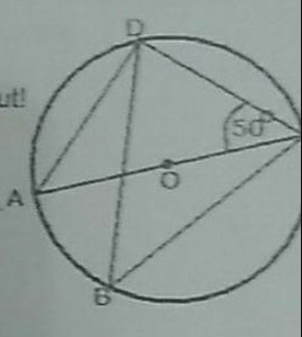 Perhatikan gambar berikut. Besar ∠CBD pada gambar