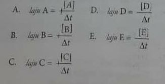 Diketahui Reaksi A + B → C+D+E Pernyataan Berikut ...