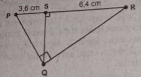 Perhatikan gambar berikut. Panjang QR pada gambar